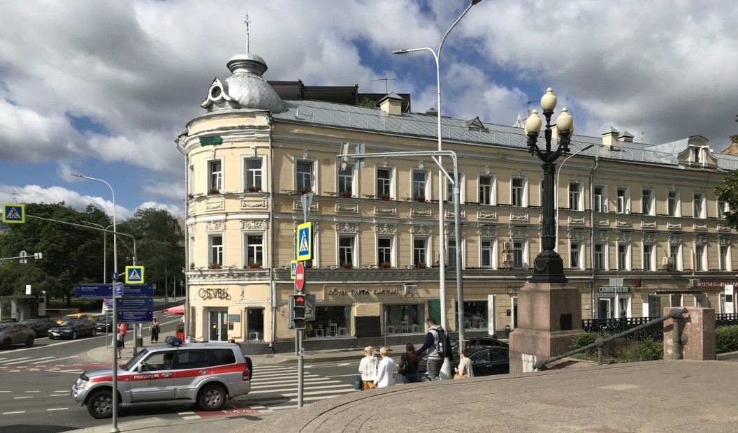 фасад дома, здание по адресу г Москва, Гоголевский б-р, д 3